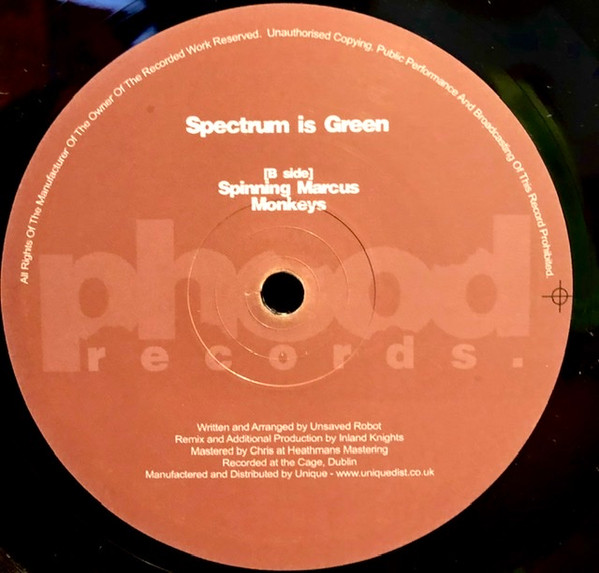 Spectrum Is Green - Spinning Marcus | Phood Records (PHD01T) - 3