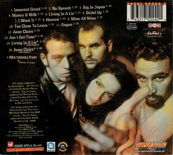 Guano Apes - Don't Give Me Names | Supersonic Records (SUPERSONIC 051) - 2 Guano Apes - Don't Give Me Names | Supersonic Records (SUPERSONIC 051) - 2