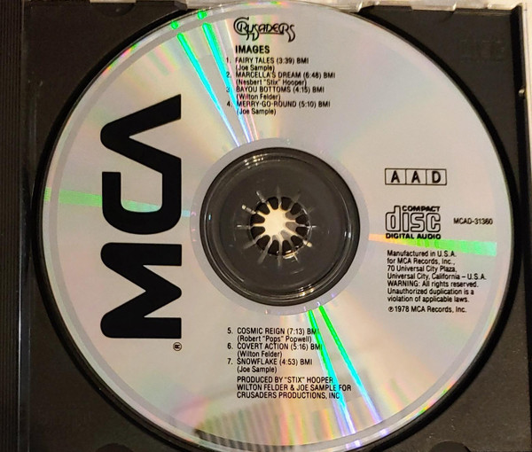 The Crusaders - Images | MCA Records (MCAD-31360) - 2