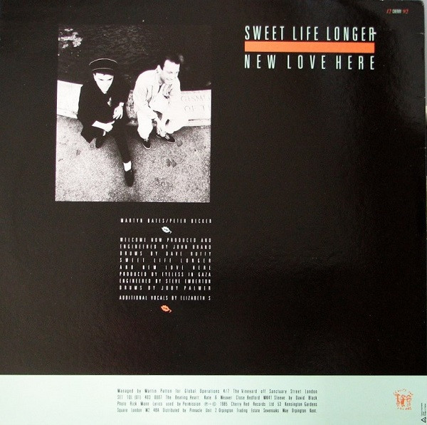 Eyeless In Gaza - Welcome Now | Cherry Red (12 Cherry 92) - 2