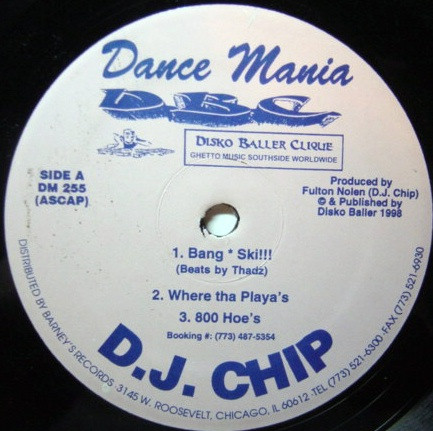 DJ Chip / DJ Thadz - Untitled | Dance Mania (DM 255) - 3