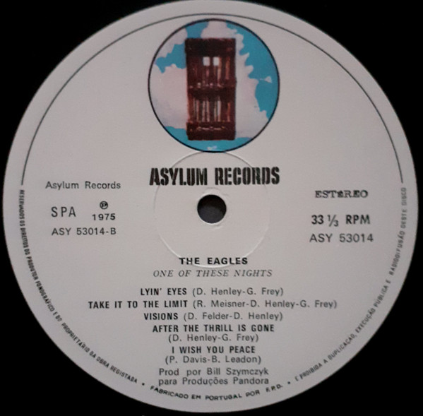 Eagles - One Of These Nights | Asylum Records (ASY 53014) - 4