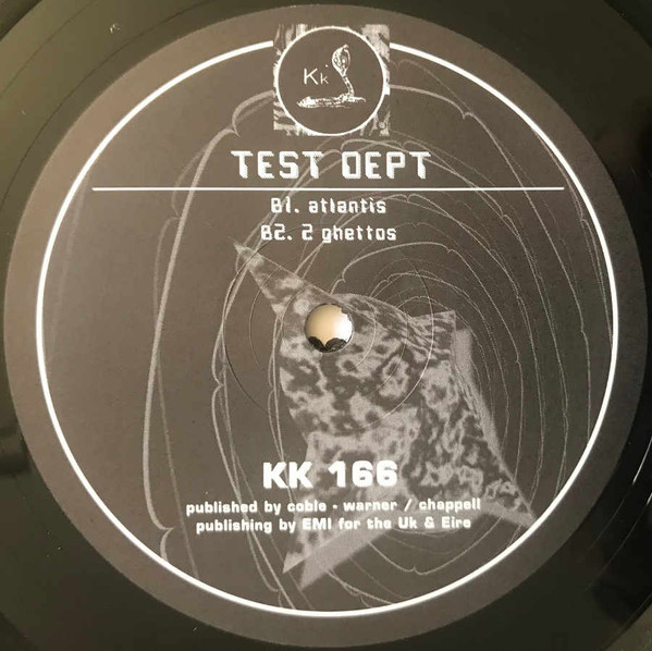Test Dept. - Tactics For Evolution | KK Records (KK 166) - 4 Test Dept. - Tactics For Evolution | KK Records (KK 166) - 4