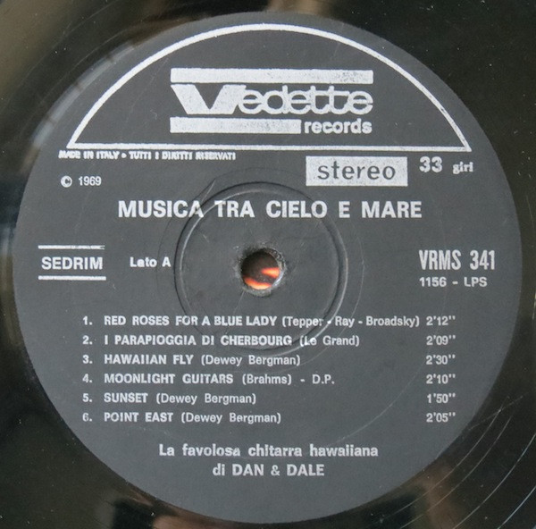 The Sensational Guitars Of Dan & Dale / The Five Lords - Musica Tra Cielo E Mare | Vedette Records (VRMS 341) - 3 The Sensational Guitars Of Dan & Dale / The Five Lords - Musica Tra Cielo E Mare | Vedette Records (VRMS 341) - 3
