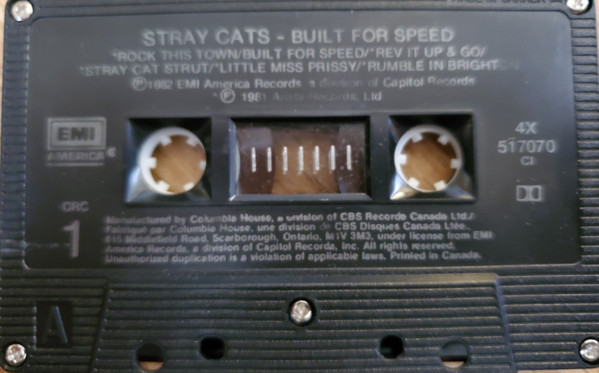Stray Cats - Built For Speed | EMI America (4XT-517070) - 2 Stray Cats - Built For Speed | EMI America (4XT-517070) - 2