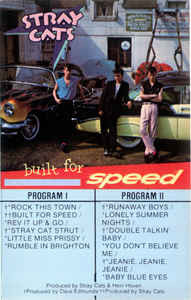 Stray Cats - Built For Speed | EMI America (4XT-517070)