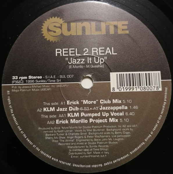 Reel 2 Real - Jazz It Up | Sunlite (SUL 007) - main