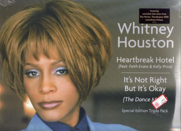 Whitney Houston Feat. Faith Evans & Kelly Price - Heartbreak Hotel / It's Not Right But It's Okay (The Dance Mixes) | Arista (07822-13613-1) - 3
