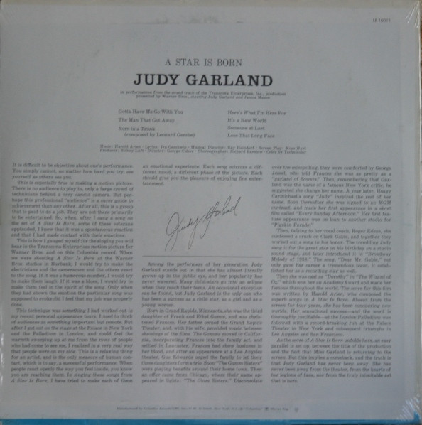 Judy Garland - A Star Is Born | Columbia Limited Edition (LE 10011) - 2
