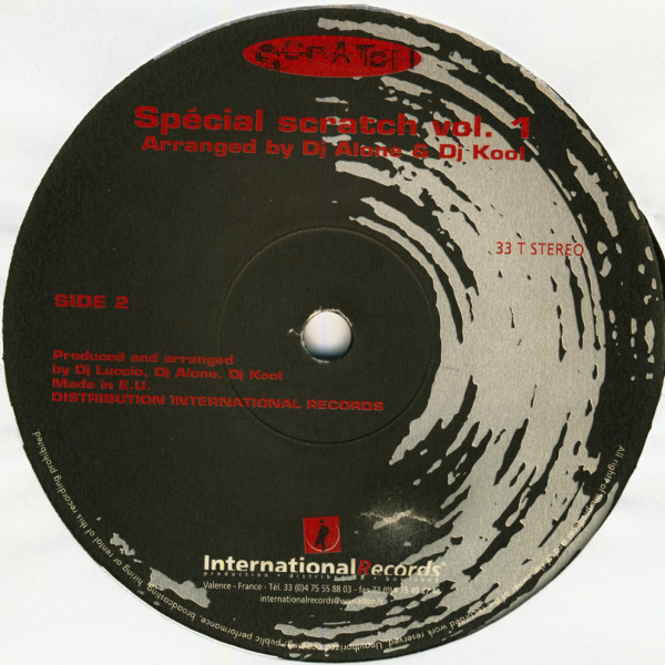 DJ Alone & DJ Kool - Spécial Scratch Vol. 1 | International Records (SCRATCH1) - 2 DJ Alone & DJ Kool - Spécial Scratch Vol. 1 | International Records (SCRATCH1) - 2