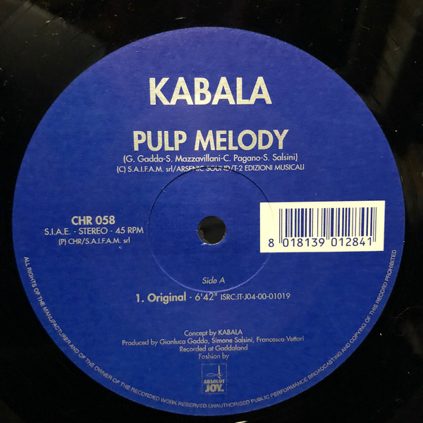Kabala - Pulp Melody | CHR (CHR 058) - main