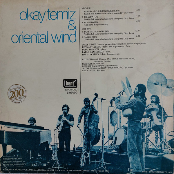 Okay Temiz & Oriental Wind - Oriental Wind | Kent (KENT 87003) - 2