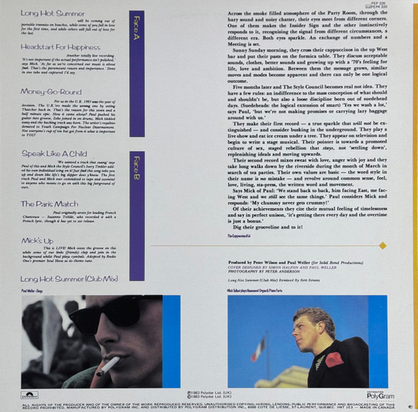 The Style Council - Introducing The Style Council | Polydor (PEP 320) - 2