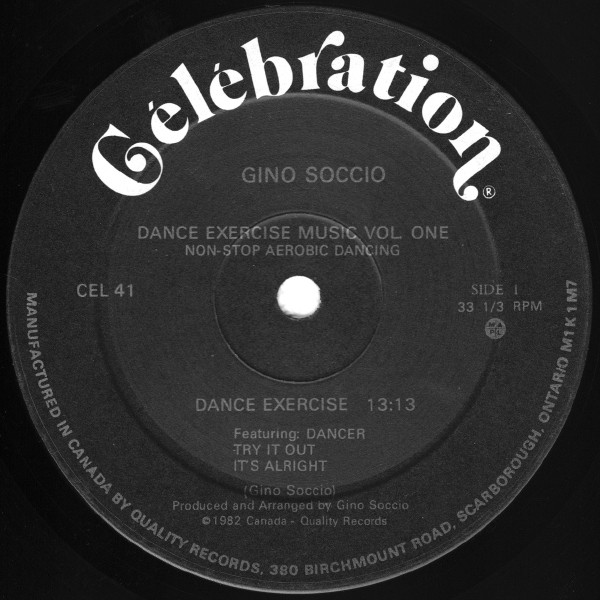 Gino Soccio - Dance Exercise Music Vol. One | Celebration (CEL 41) - 3 Gino Soccio - Dance Exercise Music Vol. One | Celebration (CEL 41) - 3