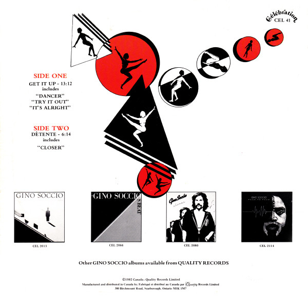 Gino Soccio - Dance Exercise Music Vol. One | Celebration (CEL 41) - 2 Gino Soccio - Dance Exercise Music Vol. One | Celebration (CEL 41) - 2