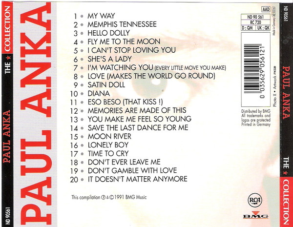 Paul Anka - The ★ Collection | RCA (ND 90561) - 2