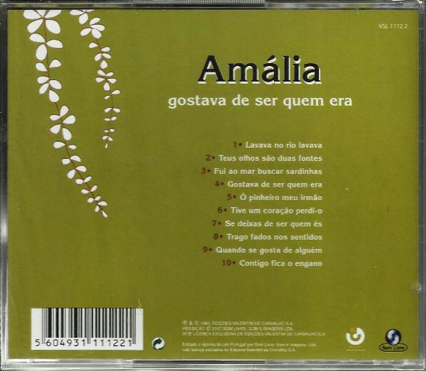 Amália Rodrigues - Gostava De Ser Quem Era | Som Livre (VSL 1112 2) - 2 Amália Rodrigues - Gostava De Ser Quem Era | Som Livre (VSL 1112 2) - 2