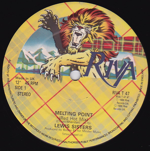 Lewis Sisters - Melting Point | Riva (RIVA T 47) - 2 Lewis Sisters - Melting Point | Riva (RIVA T 47) - 2
