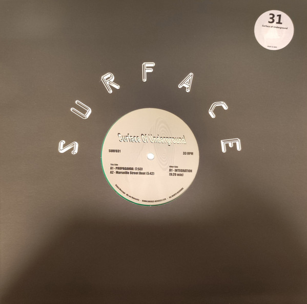 Surface Of Underground - Propaganda | Surface Records France (SURF031) Surface Of Underground - Propaganda | Surface Records France (SURF031)