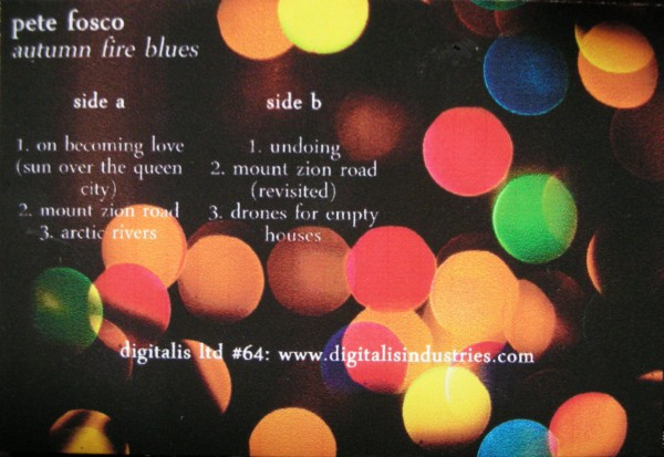 Pete Fosco - Autumn Fire Blues | Digitalis Limited (ltd#64) - 2