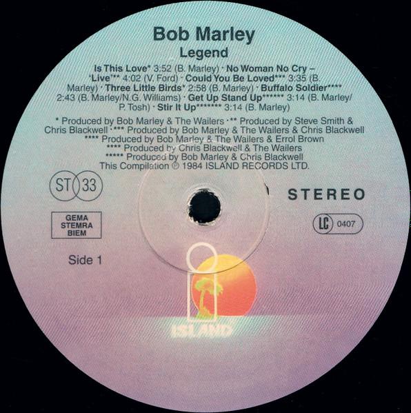 Bob Marley & The Wailers - Legend (The Best Of Bob Marley And The Wailers) | Island Records (none) - 3