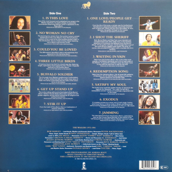 Bob Marley & The Wailers - Legend (The Best Of Bob Marley And The Wailers) | Island Records (none) - 2