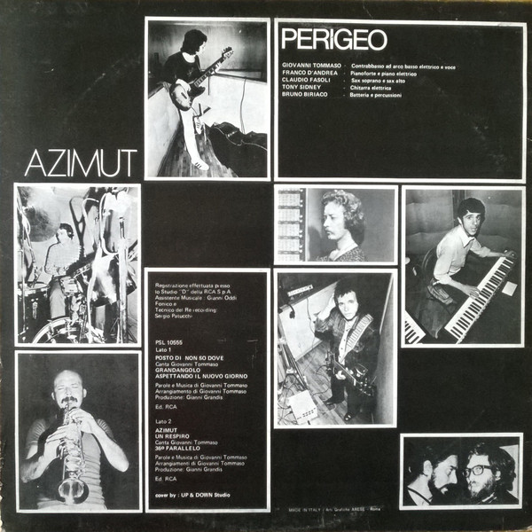 Perigeo - Azimut | RCA Italiana (PSL 10555) - 2 Perigeo - Azimut | RCA Italiana (PSL 10555) - 2