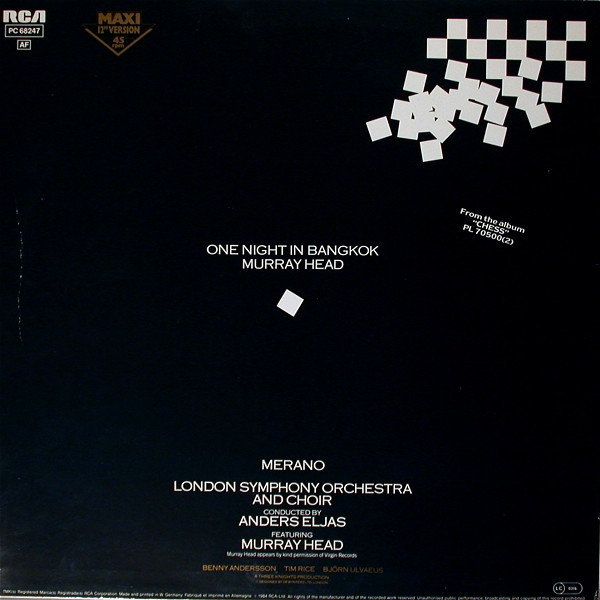 Murray Head - One Night In Bangkok | RCA (PC 68247) - 2 Murray Head - One Night In Bangkok | RCA (PC 68247) - 2