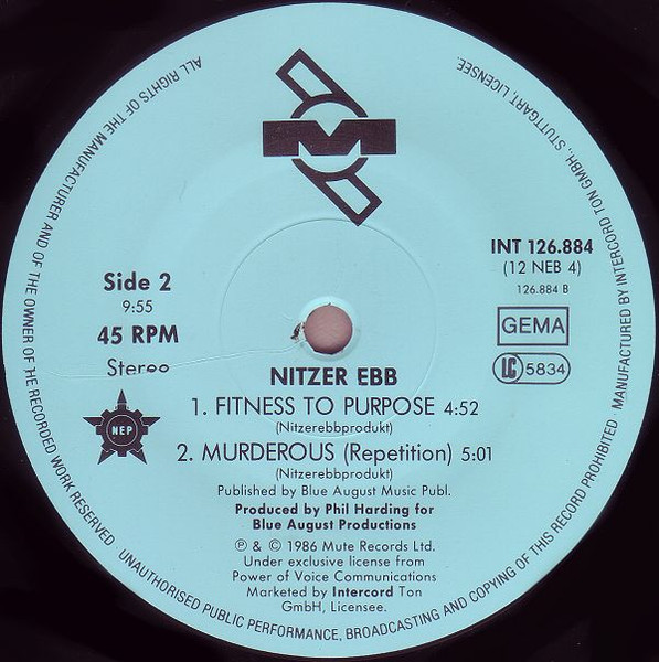 Nitzer Ebb - Murderous | Mute (INT 126.884) - 4