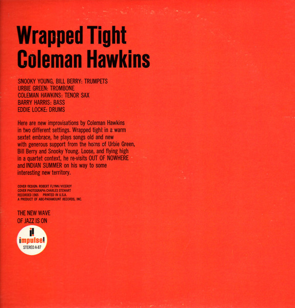 Coleman Hawkins - Wrapped Tight | Impulse! (AS-87) - 2 Coleman Hawkins - Wrapped Tight | Impulse! (AS-87) - 2