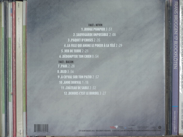 Rouge Pompier - Kevin Bacon [Vinyl] | Slam Disques (SLAM-0708) - 2