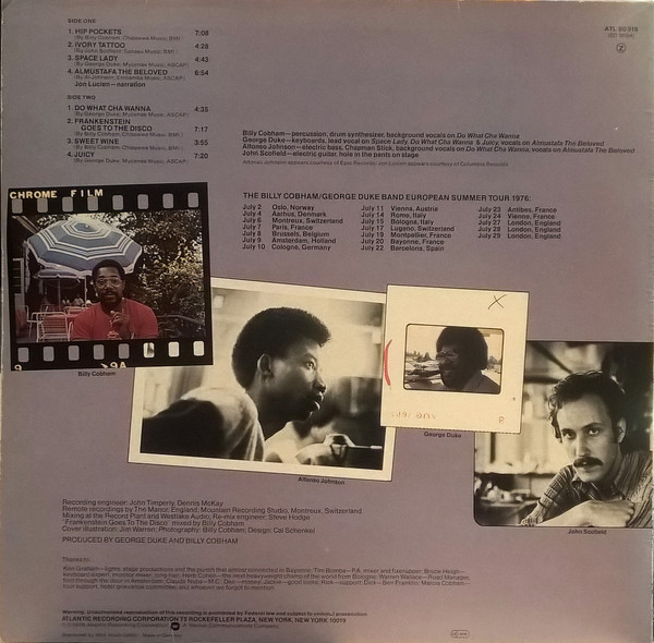 The Billy Cobham / George Duke Band - "Live" On Tour In Europe | Atlantic (ATL 50 316) - 2 The Billy Cobham / George Duke Band - "Live" On Tour In Europe | Atlantic (ATL 50 316) - 2