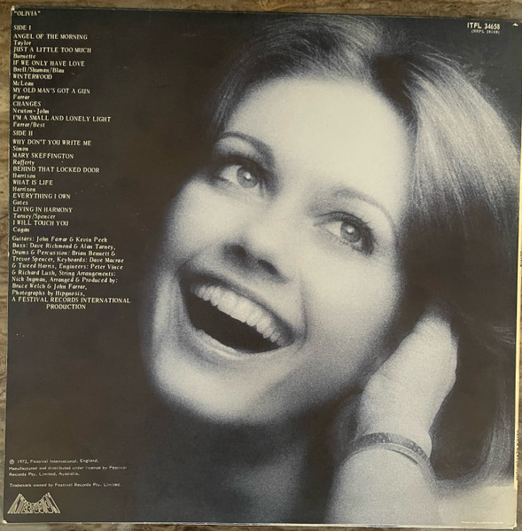 Olivia Newton-John - Olivia | Interfusion (ITFL 34658) - 2 Olivia Newton-John - Olivia | Interfusion (ITFL 34658) - 2