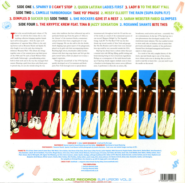 Various - Fly Girls! (B-Boys Beware: Revenge Of The Super Female Rappers!) (Volume 2) | Soul Jazz Records (SJR LP206 VOL.2) - 2