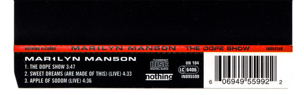 Marilyn Manson - The Dope Show | Nothing Records (IND95599) - 2 Marilyn Manson - The Dope Show | Nothing Records (IND95599) - 2