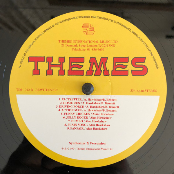 Alan Hawkshaw / Brian Bennett - Synthesizer And Percussion | Be With Records (BEWITH050LP) - 4