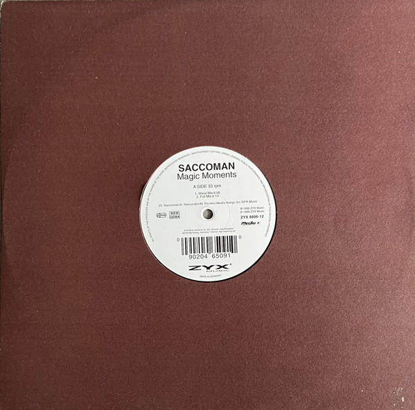 Saccoman - Magic Moments | ZYX Music (ZYX 8806-12) - main Saccoman - Magic Moments | ZYX Music (ZYX 8806-12) - main