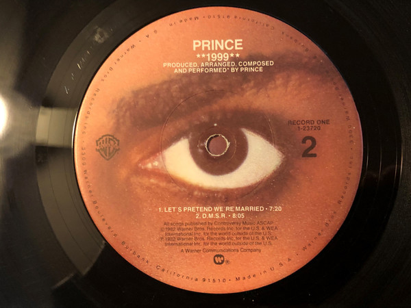 Prince - 1999 | Warner Bros. Records (9 23720-1 F) - 4