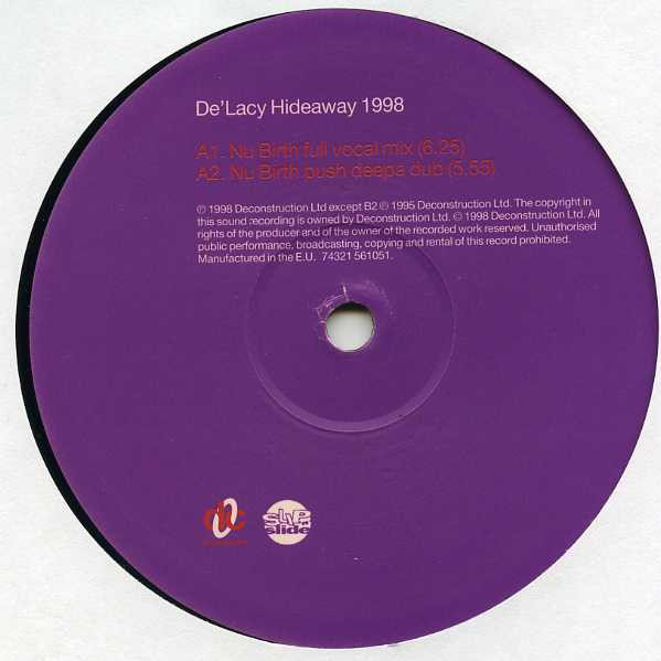 De'Lacy - Hideaway 1998 | Deconstruction (74321 561051) - 2 De'Lacy - Hideaway 1998 | Deconstruction (74321 561051) - 2