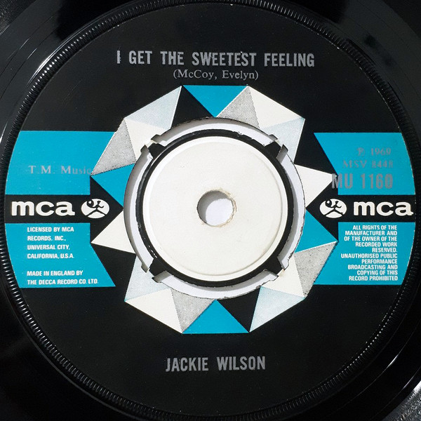 Jackie Wilson - I Get The Sweetest Feeling | MCA Records (MU 1160) - main