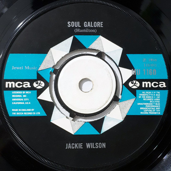 Jackie Wilson - I Get The Sweetest Feeling | MCA Records (MU 1160) - 2