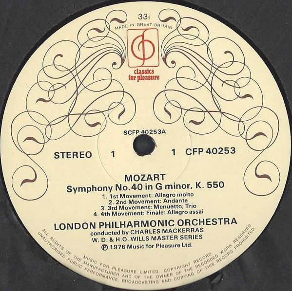 Symphony No. 40 In G Minor / Symphony No. 41 In C Major "The Jupiter"