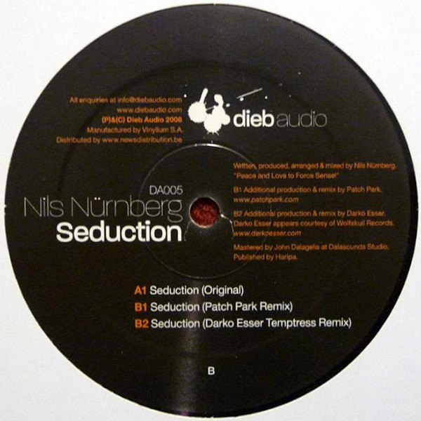 Nils Nürnberg - Seduction | Dieb Audio (DA005) - main Nils Nürnberg - Seduction | Dieb Audio (DA005) - main