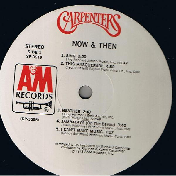 Carpenters - Now & Then | A&M Records (SP-3519) - 4