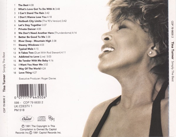 Tina Turner - Simply The Best | Capitol Records (CDP 79 6630 2) - 2 Tina Turner - Simply The Best | Capitol Records (CDP 79 6630 2) - 2