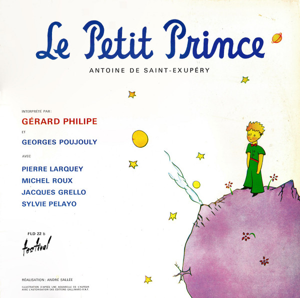 Antoine De Saint-Exupéry - Le Petit Prince | Disques Festival (FLD 22 S) - main Antoine De Saint-Exupéry - Le Petit Prince | Disques Festival (FLD 22 S) - main