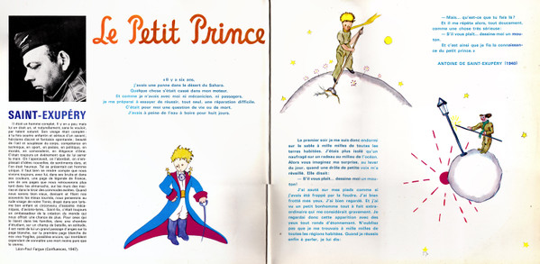 Antoine De Saint-Exupéry - Le Petit Prince | Disques Festival (FLD 22 S) - 2 Antoine De Saint-Exupéry - Le Petit Prince | Disques Festival (FLD 22 S) - 2