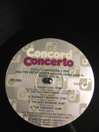 Carlos Barbosa-Lima Plays The Entertainer & Selected Works By Scott Joplin