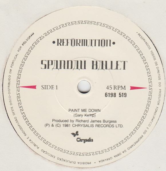 Spandau Ballet - Paint Me Down | Chrysalis (6198 519) - 3
