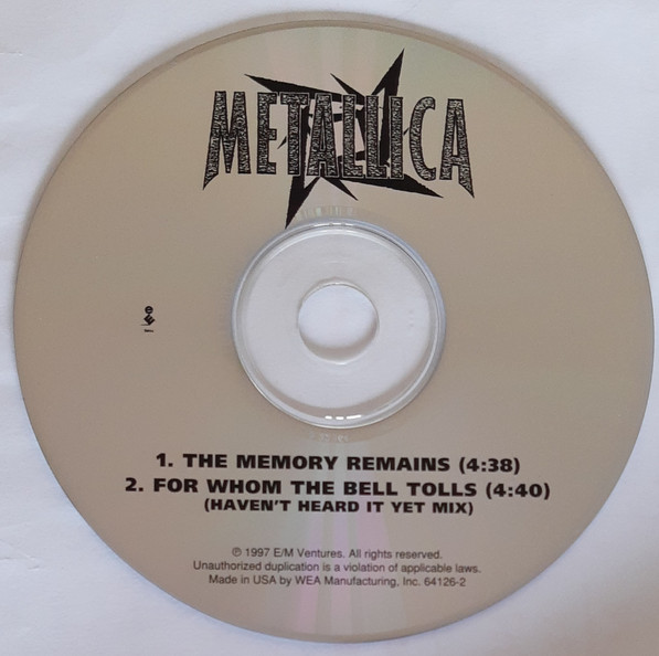 Metallica - The Memory Remains | Elektra (64126-2) - 4
